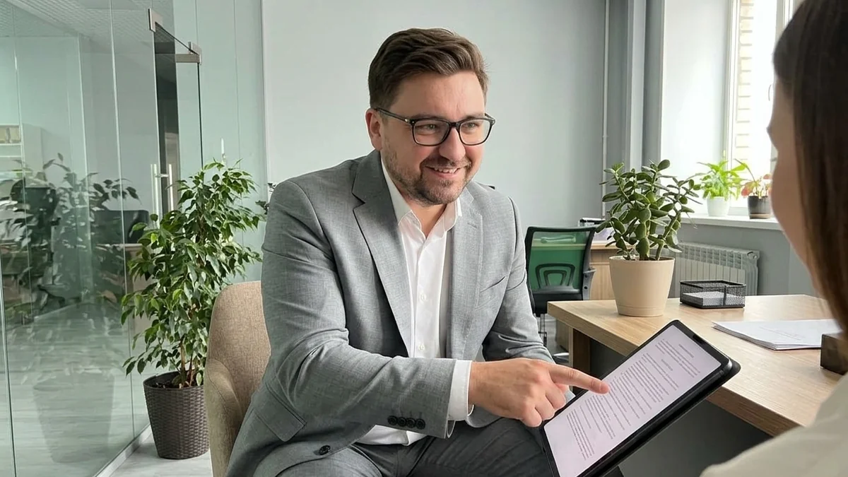 Обсуждение электронных документов на планшете